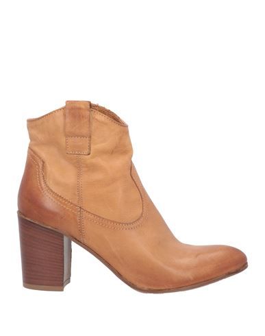 Primadonna Woman Ankle Boots Camel Size 9 Soft Leather In Beige