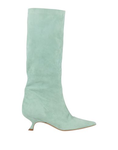 Marc Ellis Woman Boot Turquoise Size 9 Soft Leather In Blue