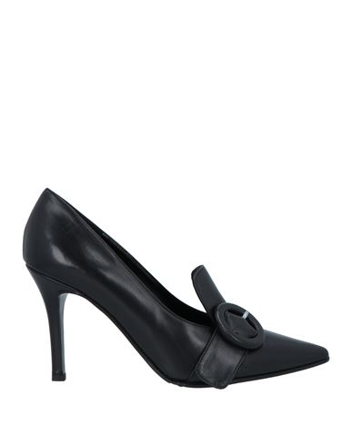 Via Della Spiga Woman Loafers Black Size 6 Soft Leather
