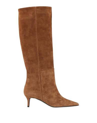 Marc Ellis Woman Boot Tan Size 8 Leather