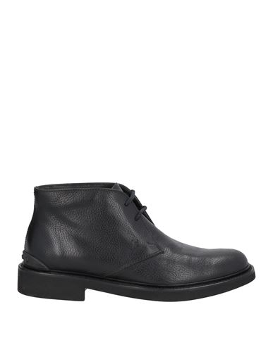 Shop Tod's Man Ankle Boots Black Size 8 Soft Leather