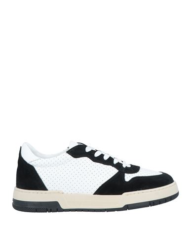 Grey Daniele Alessandrini Man Sneakers White Size 10 Soft Leather