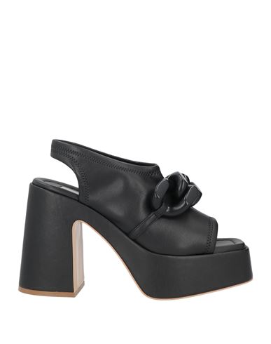 Sandalias Mujer Negro 36.5,38 Mujer