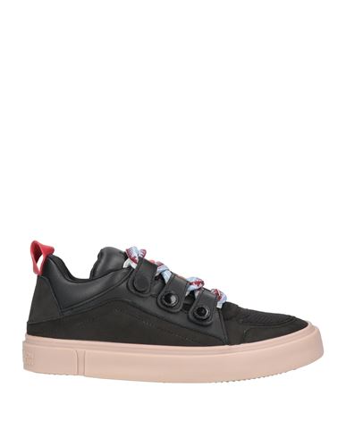 Marcelo Burlon County Of Milan Ticinella Skate Leather Low-top Trainers In Black