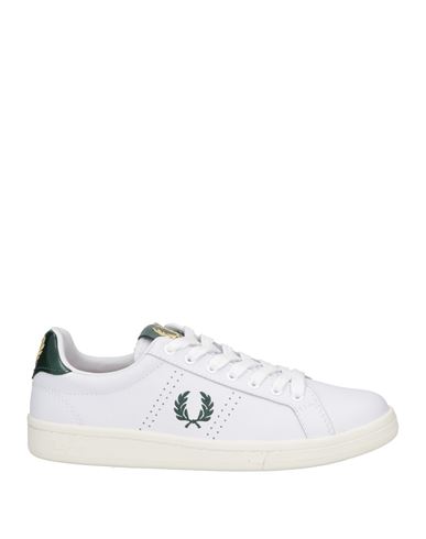 Fred Perry Woman Sneakers White Size 8.5 Soft Leather