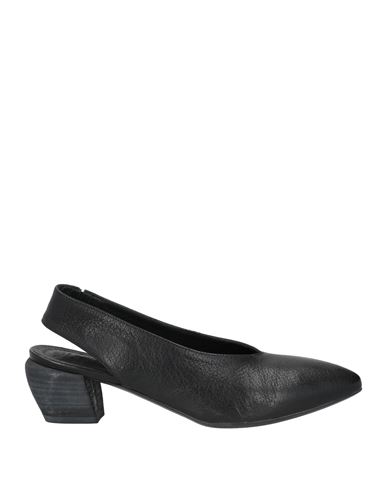 Officine Creative Italia Woman Pumps Black Size 7.5 Soft Leather In Black