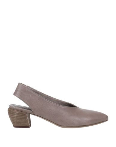 Officine Creative Italia Woman Pumps Lead Size 8 Soft Leather In Grey