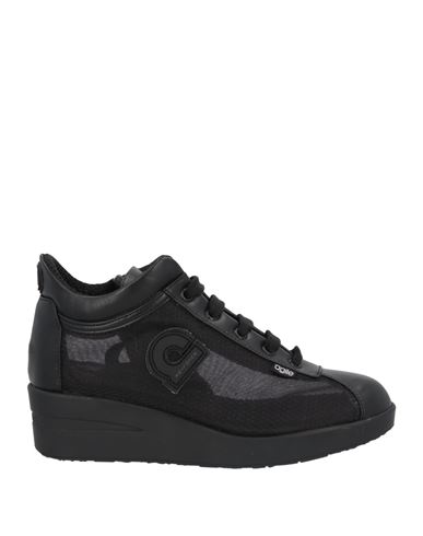 Agile By Rucoline Woman Sneakers Black Size 5 Textile Fibers