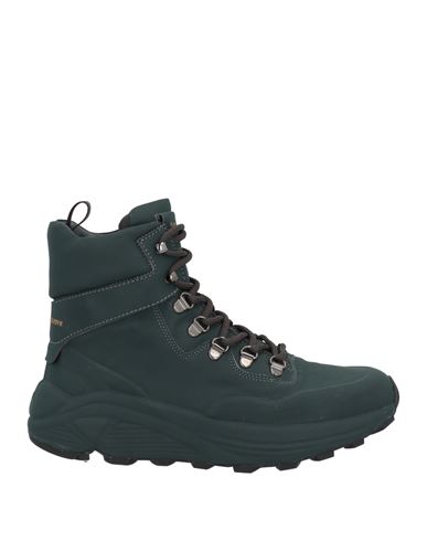 Officine Creative Italia Woman Ankle Boots Deep Jade Size 8 Soft Leather In Green