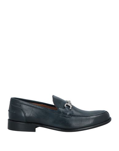 Grey Daniele Alessandrini Man Loafers Midnight Blue Size 11 Soft Leather
