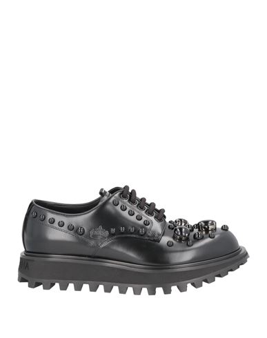 Dolce & Gabbana Man Lace-up Shoes Black Size 9 Calfskin