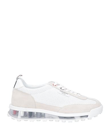 Shop Thom Browne Woman Sneakers White Size 10 Calfskin