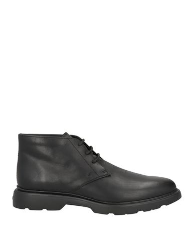 Shop Hogan Man Ankle Boots Black Size 9 Soft Leather