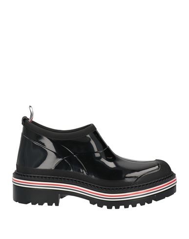 Shop Thom Browne Woman Ankle Boots Black Size 9 Rubber