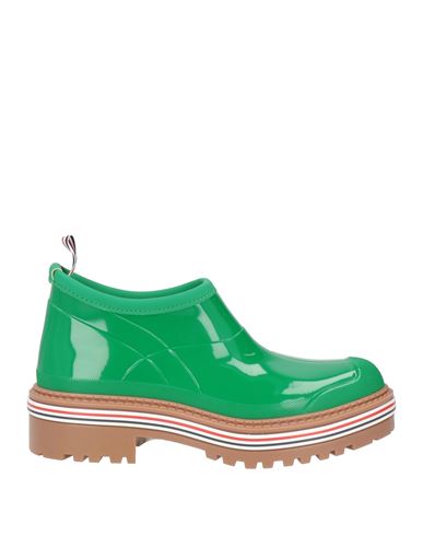 Thom Browne Woman Ankle Boots Green Size 11 Rubber