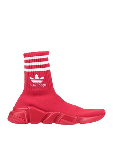 Shop Balenciaga X Adidas Woman Sneakers Red Size 8 Textile Fibers