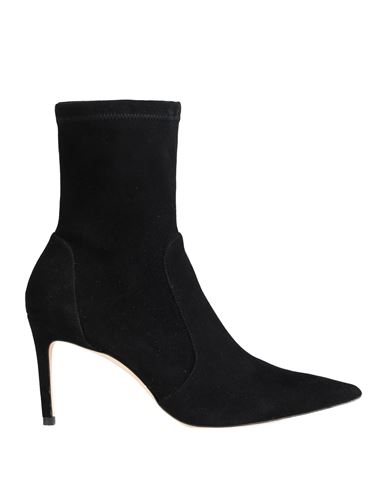 Stuart Weitzman Woman Ankle Boots Black Size 7 Soft Leather