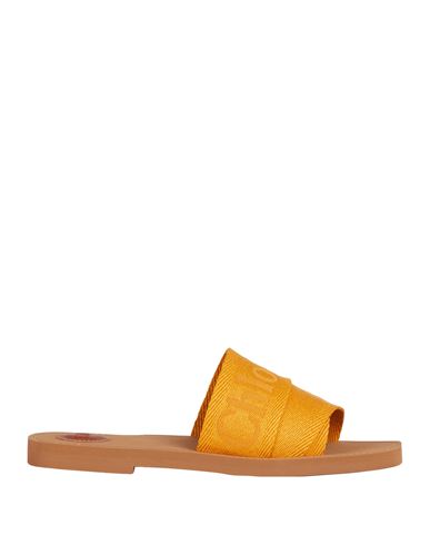 Chloé Woman Sandals Mandarin Size 11 Textile Fibers