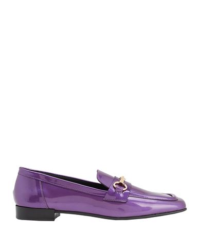 8 By Yoox Leather Clamp Loafer Woman Loafers Purple Size 11 Ovine Leather