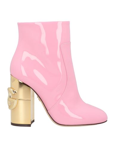 Dolce & Gabbana Woman Ankle Boots Pink Size 7.5 Calfskin