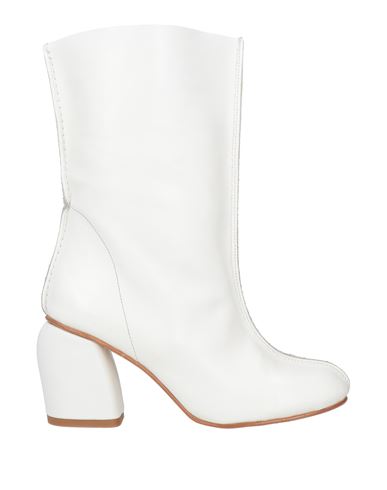 Shop Manufacture D'essai Woman Ankle Boots White Size 8 Calfskin