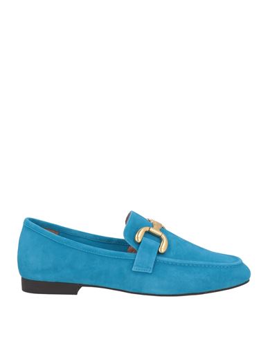 Shop Bibi Lou Woman Loafers Azure Size 8 Soft Leather In Blue