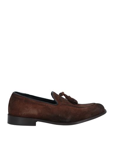 Grey Daniele Alessandrini Man Loafers Dark Brown Size 11 Soft Leather