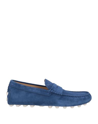 Tod's Man Loafers Blue Size 8.5 Leather