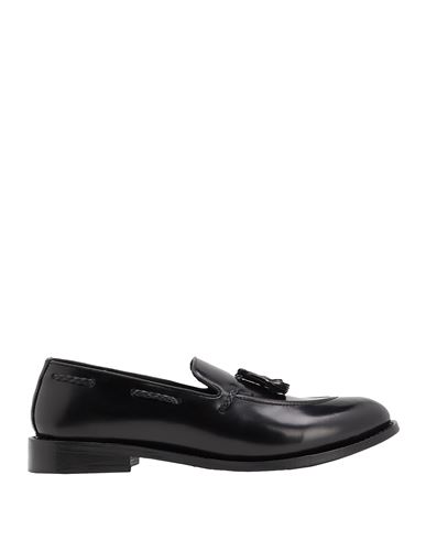 8 By Yoox Polished Leather Tassels Loafer Man Loafers Black Size 13 Calfskin