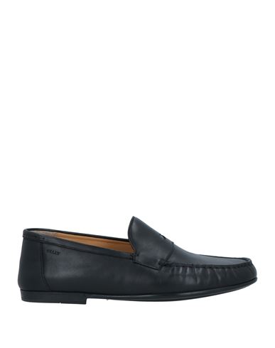 Bally Man Loafers Black Size 6.5 Bovine Leather