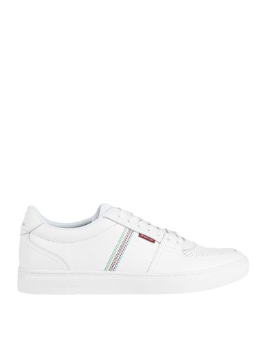 Paul Smith Man Sneakers White Size 12 Bovine Leather