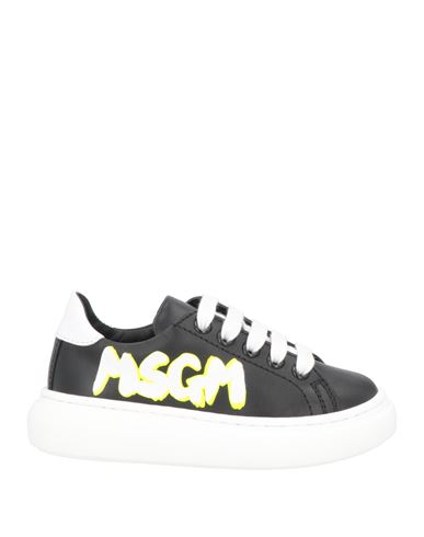 Msgm Babies'  Toddler Sneakers Black Size 10c Soft Leather
