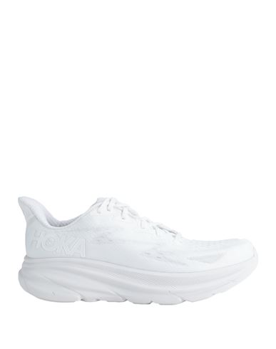 Hoka One One M Clifton 9 Man Sneakers White Size 11.5 Textile Fibers