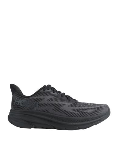 Hoka One One M Clifton 9 Man Sneakers Black Size 11.5 Textile Fibers
