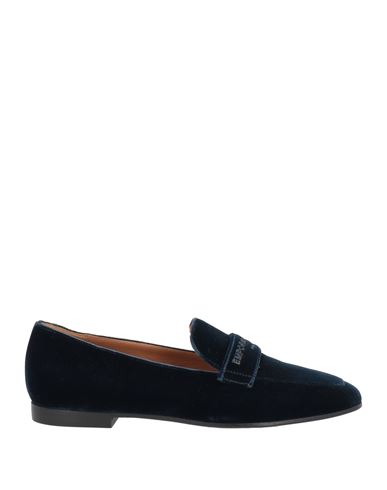 Emporio Armani Woman Loafers Navy Blue Size 10.5 Textile Fibers