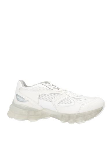 Shop Axel Arigato Man Sneakers White Size 7.5 Soft Leather, Textile Fibers