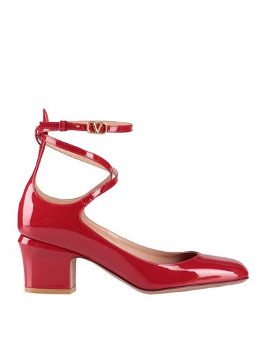 Valentino Garavani Woman Pumps Red Size 8 Soft Leather