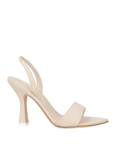 3juin Woman Sandals Ivory Size 10 Soft Leather In White