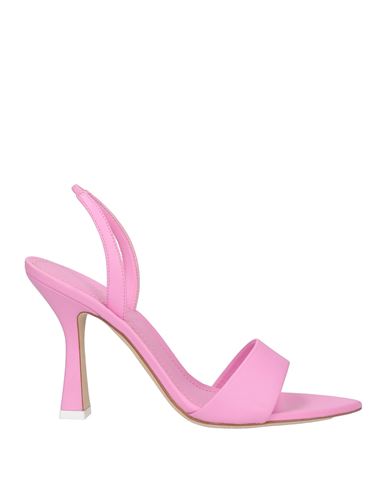 3juin Woman Sandals Pink Size 11 Soft Leather