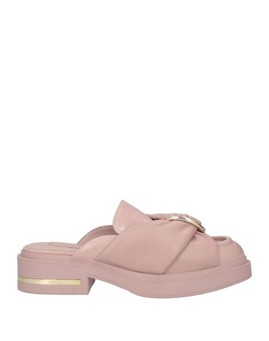 Liu •jo Woman Mules & Clogs Pastel Pink Size 7 Soft Leather
