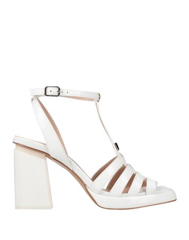 Liu •jo Woman Sandals White Size 10 Soft Leather