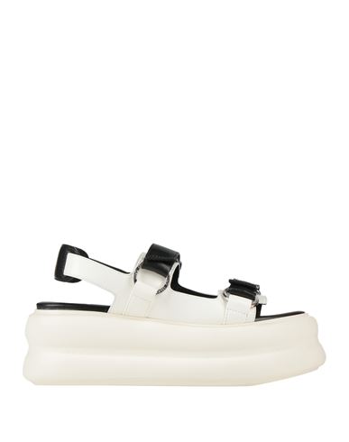 Liu •jo Woman Sandals Off White Size 7 Soft Leather