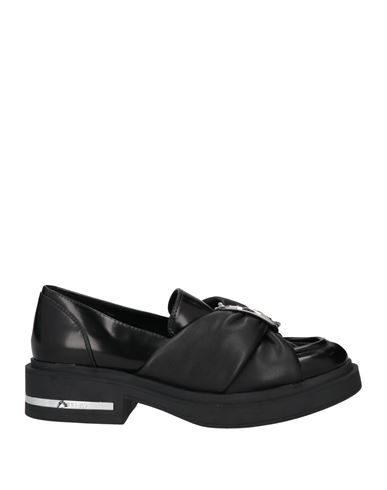 Liu •jo Woman Loafers Black Size 7 Soft Leather
