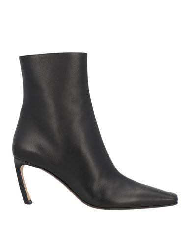 Shop Lanvin Woman Ankle Boots Black Size 8 Goat Skin