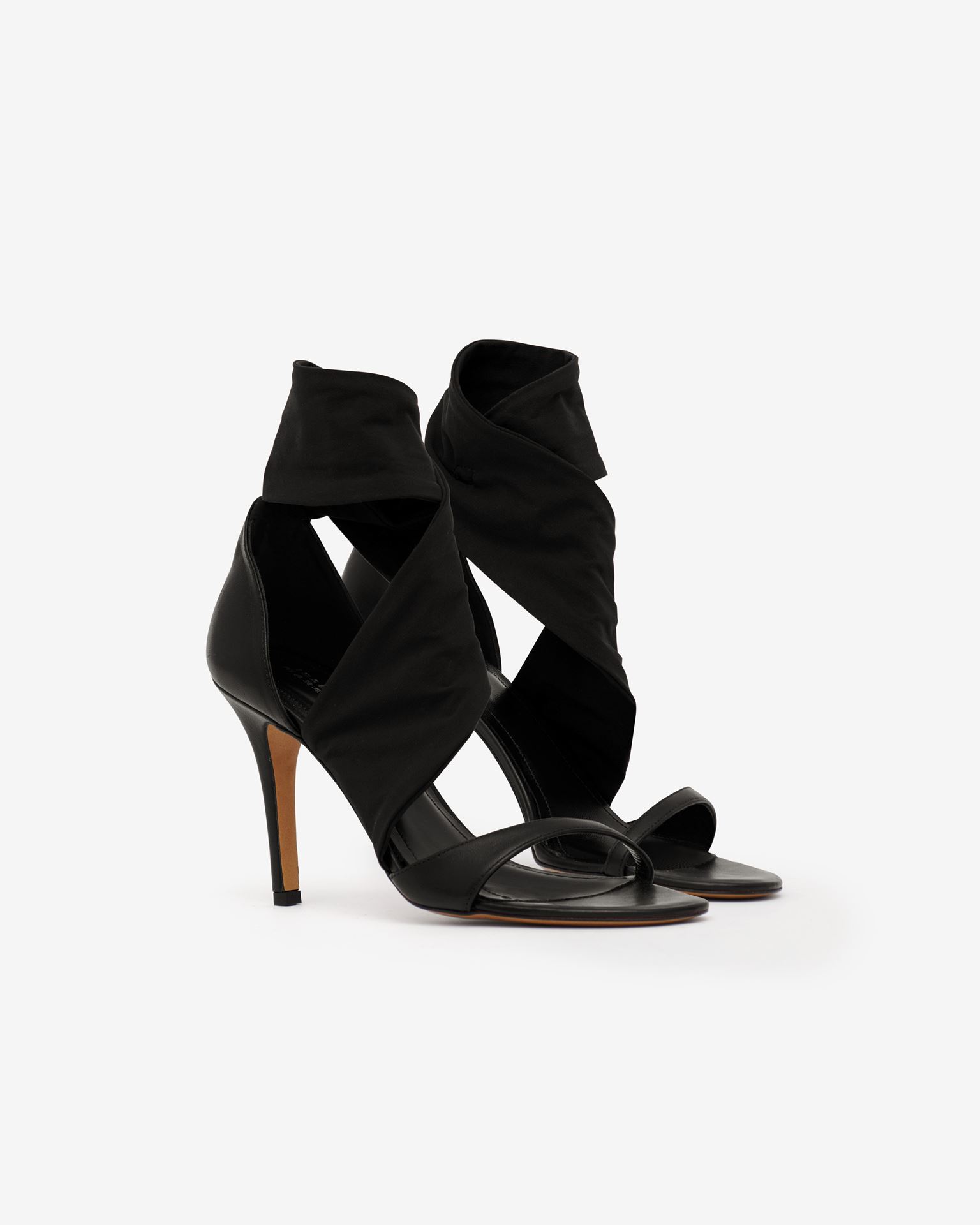 Isabel Marant, Askja Calfskin Leather Sandals - Women - Black