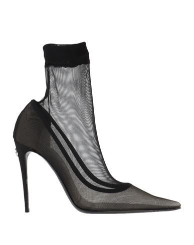 Dolce & Gabbana Woman Ankle Boots Black Size 6.5 Textile Fibers