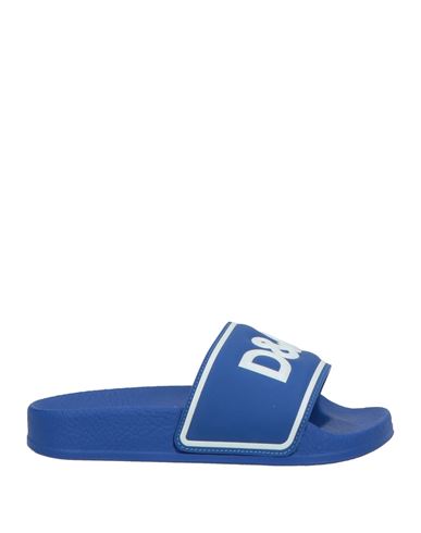 Shop Dolce & Gabbana Toddler Boy Sandals Blue Size 10c Soft Leather