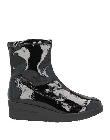 Agile By Rucoline Woman Ankle Boots Black Size 7 Textile Fibers