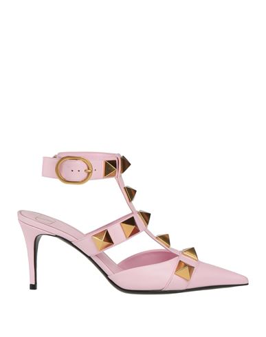 Valentino Garavani Woman Pumps Pink Size 6.5 Soft Leather
