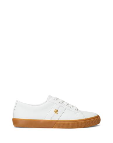 Lauren Ralph Lauren Women's Janson II Sneakers, White, 9.5 B, Leather